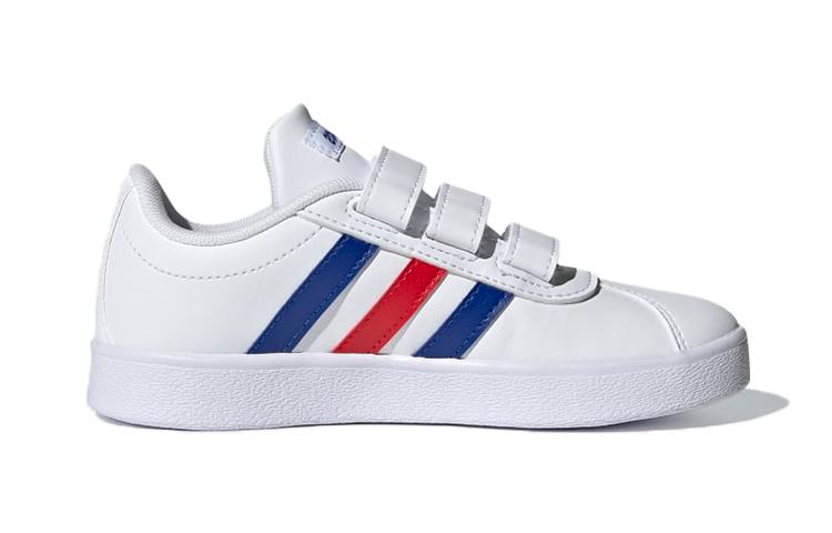 Adidas VL Court 2.0 J 'White Royal Blue Vivid Red' FY9273
