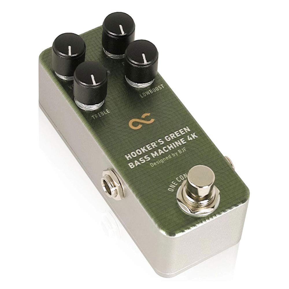 One Control Green Bass Machine 4K Overdrive Bass Effector Hooker's