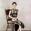 French Style, Cheongsam 1011 New Temperament High-end Chinese Style Long Slim Cheongsam