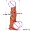 Female Liquid Silicone Dildo Manual Masturbator  Suction Cup Soft Artificial Penis Large Anal Plug Adult Sexual Product