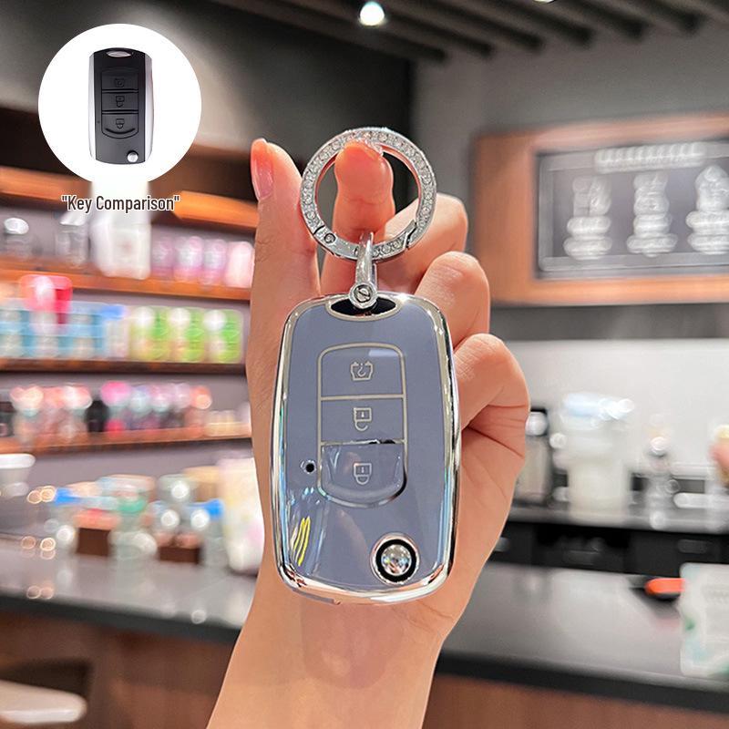 High-End Key Case for Dongfeng Fengguang 580/500, Mini S560, and 370 MiniEV with Buckle