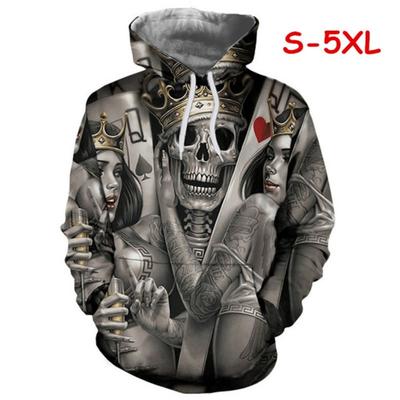 Fashion Men/Women 3d Sweatshirts Print Metal Skulls Bride Groom Hooded Hoodies