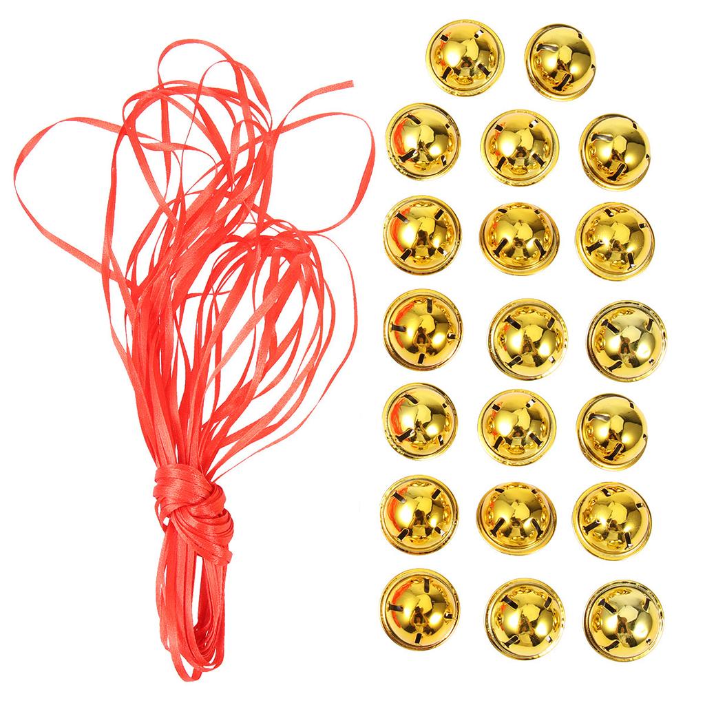21Pcs Christmas Bell Kit Handmade Premium Metal Bells for Festive Decor DIY Craft Supplies Party Wedding Home Restaurant Display
