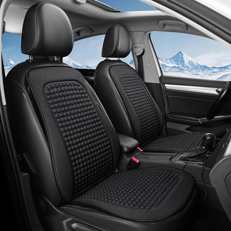 Breathable Ice Silk Car Seat Cushion - Universal Cool Pad for All Seasons