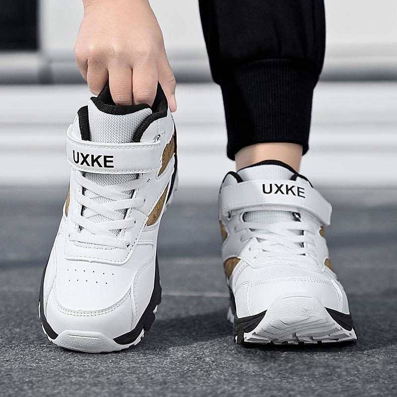 Autumn and Winter Boys' High Top Outdoor Sports Shoes Velcro Children's Boots Winter Sports Shoes