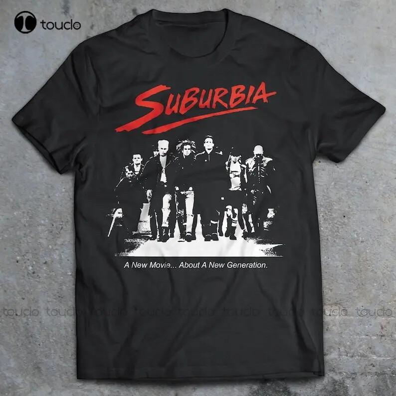Suburbia 1983 Movie TShirt Punk Movie Tsol The Vandal Cotton Outdoor Simple Unisex T-Shirt XL