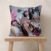 Kpop Singer N-New Jeans Office Cushion Pillowcase Car Cushion Cover45X45CM Lumbar Pillowcase Sofa Pillowcover