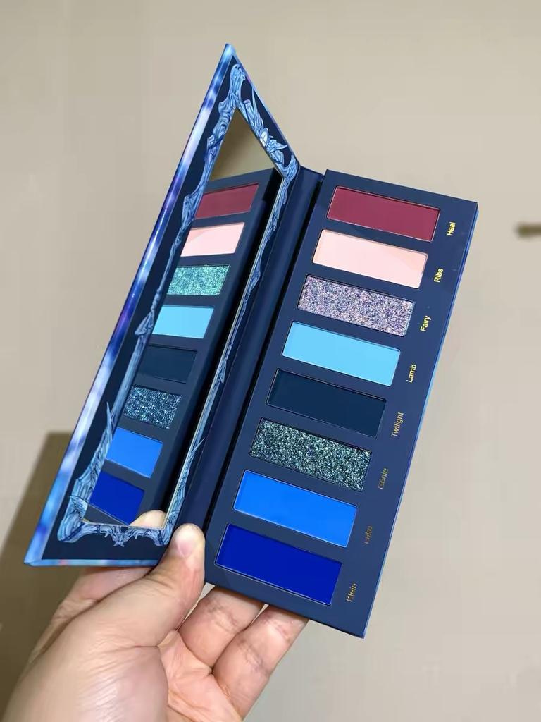 Narimi Eyeshadow Palette 8 Colors Chameleon Shimmer Matte Waterproof Long-lasting Professional Eye Shadow Cosmetic Makeup