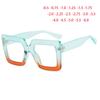 Square Big Frame Clear Lens Glasses Myopia Nerd Spectacles Degree -0.5 -1.0 -2.0 To -6.0 Oversize Hyperopia +0.5 To +6.0