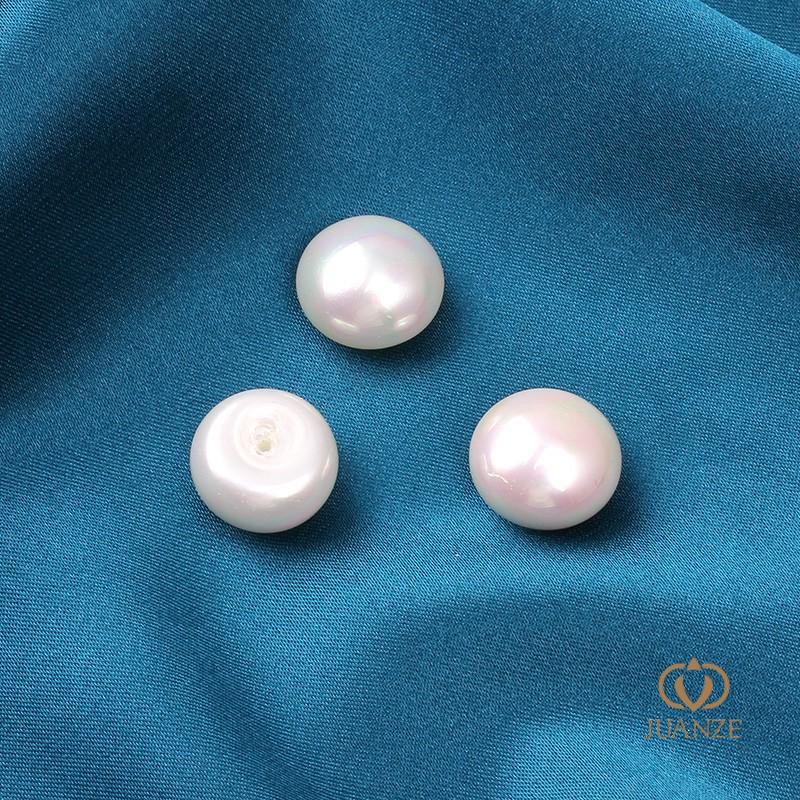 

Намистини з напівпросвердлених морських перлів ручної роботи для сережок і підвісок