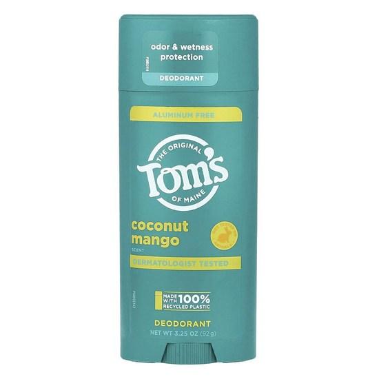 Tom's of Maine Deodorant Aluminum Free Coconut Mango Scent