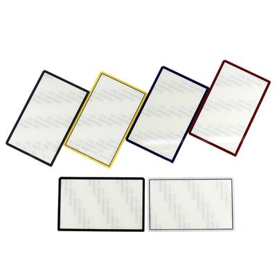 Glasoberteil Oberer Bildschirmrahmen Linsenabdeckung LCD-Bildschirmschutz mit Klebstoff für Glasoberteil Oberer Bildschirmrahmen Linsenabdeckung L