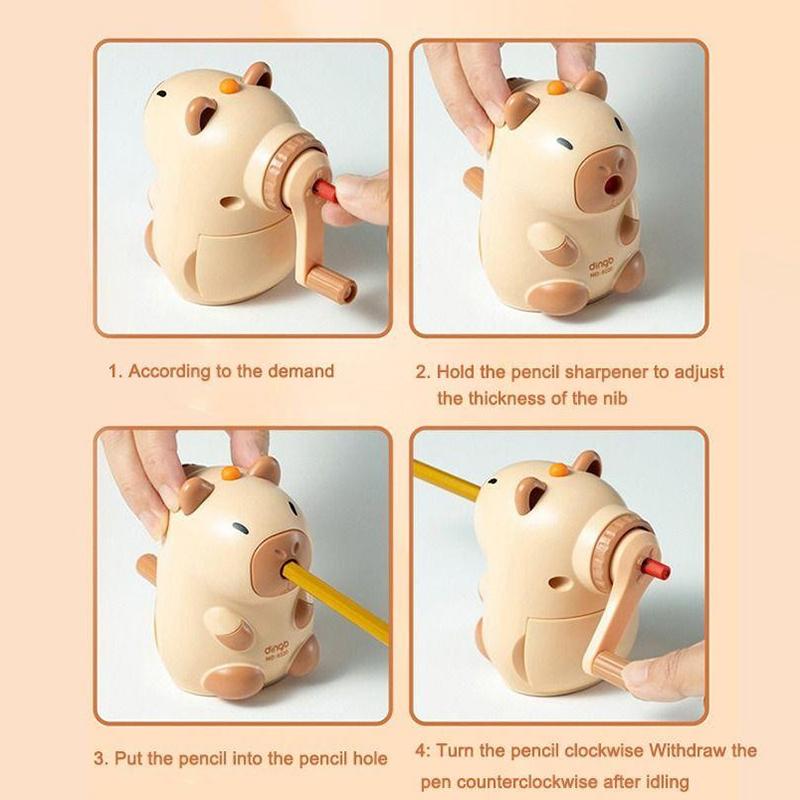 Capybara Pencil Sharpener Pencil Cutter Office School Table Sharperners Stationery Supplies