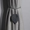 Bohemian Woven Tassel Curtain Tie-back with Leaf Rope Design