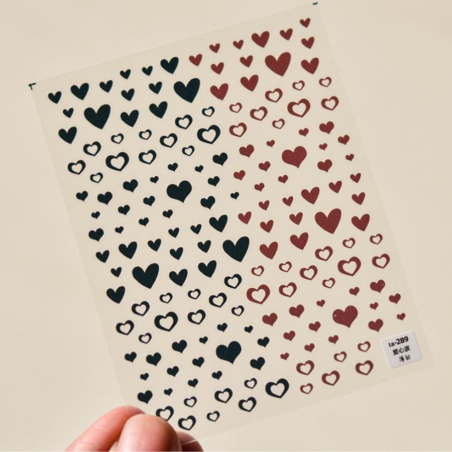 1pcs 5D Shell Light Nail Stickers Fashion Gold Border Love Bowknot Moon Star Art Decal High Quality Manicure Decorations