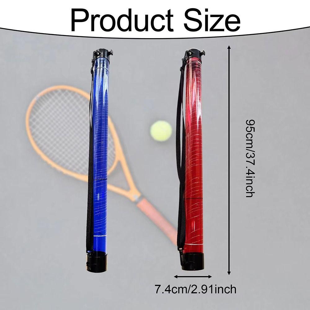 1Pcs Plastic Pickleball Ball Collector with Shoulder Strap Grabber Retriever Pick Up Tube Outdoor