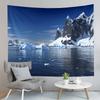 Antarctica Tapestry Glacier Ocean Tapestry Natural Landscape Tapestry Home Living Room Dorm Bedroom Aesthetics Decoration Tapes