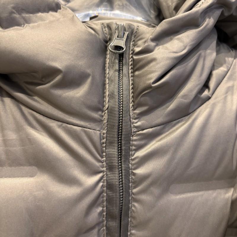 Womens Lightweight Puffer Jacket With Hood Quilted Square Design Duck Down Fill Plus Size Loose Fit Winter Coat