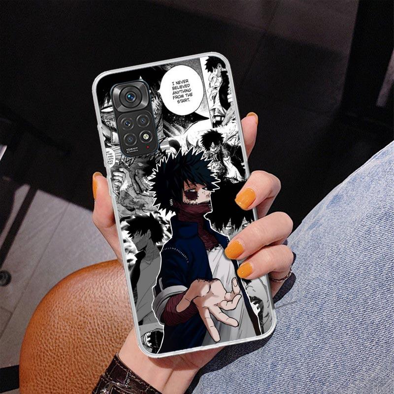 My Hero Dabi Bnha Phone Case For Xiaomi Redmi Note 15 14 13 12S 12 11 Pro Plus 14S 11S 11E 10 10S 11T 5G Personalized Cover Redm