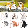 Gato de Pesca Aquários Decorações Tanque de Peixes Pendurável Paisagem Aquário Gato Pesca Ornamento Aquário Doméstico Decoração