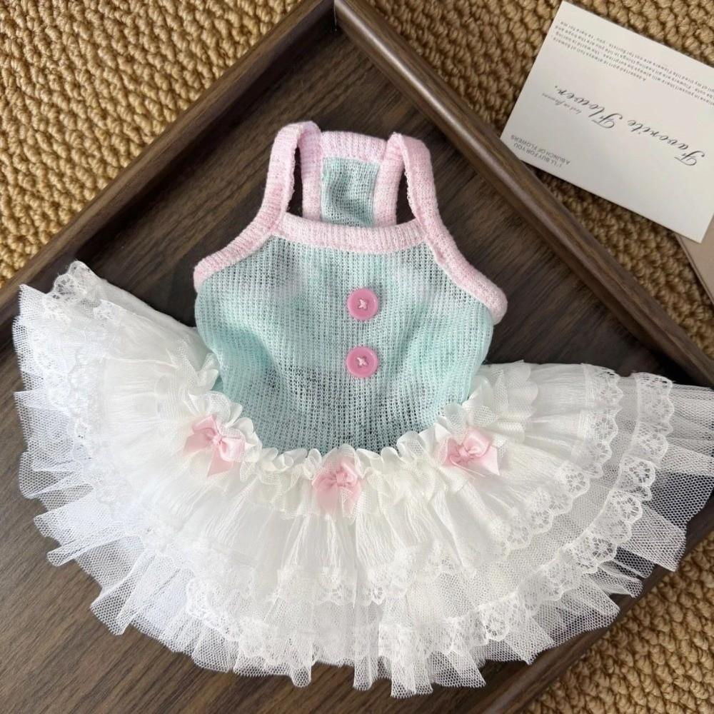 Netted Lace Pet Princess Dress Soft Tulle Dog Puffy Skirt New Dog Vest Pet Everyday Wear