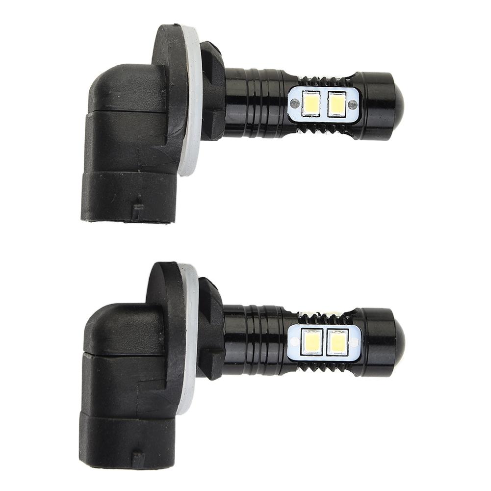 White LED Bulbs 12V&55W 2PCS 881/886/889 Fog Light