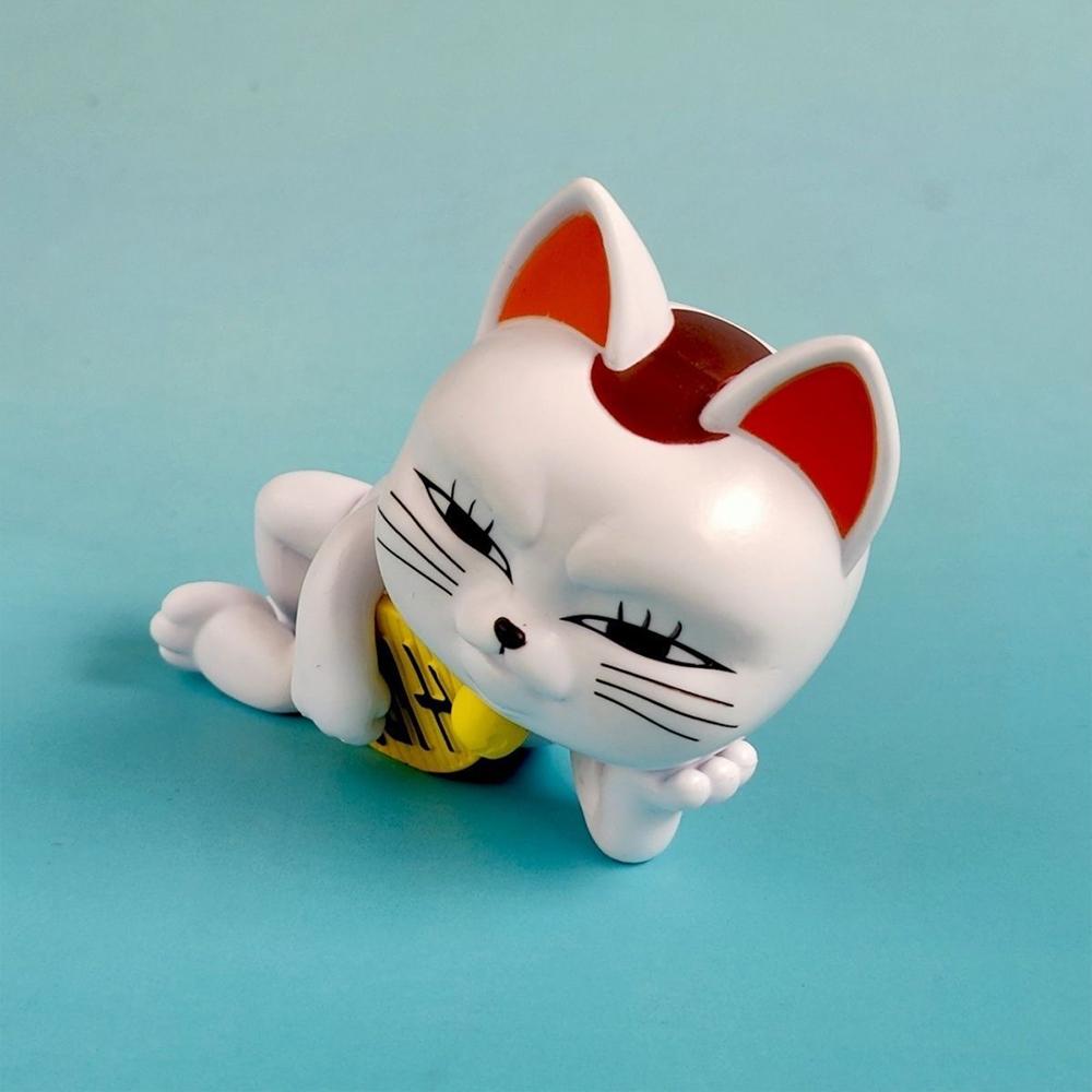 Anime Highway Granny figure cute Q edition Highway Granny Action Figure Fortune Cat Model Toys Car accessories statue toys Gifts
