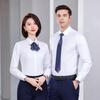 Trueman Unisex Professional Long Sleeve Cotton Blend Formal Work Shirt