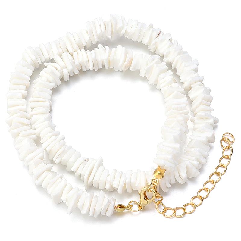 1 Strand 43cm Irregular Gravel Bead Choker Necklace Natural Stone Crystal Necklace Lobster Clasp Chain For Women Jewelry Gift
