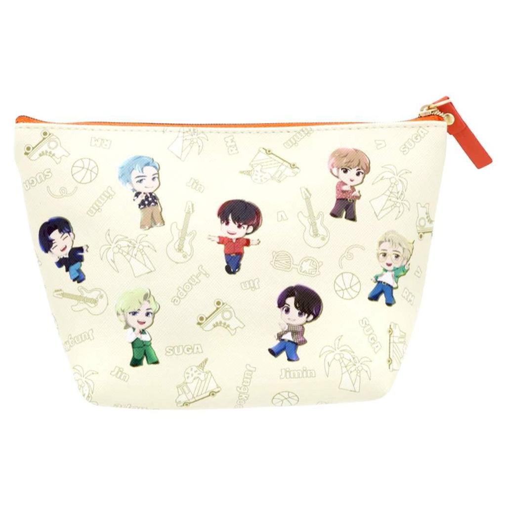 Sunstar Stationery TinyTAN Sheet Case Seapo A S2319381 Pouch, Pattern,