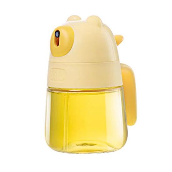 

300 мл бутылка-распылитель для масла с тонкой насадкой, стеклянный распылитель для равномерного покрытия, противоутечный дозатор масла, кухонная принадлежность для приготовления пищи, выпечки, барбекю жёлтый