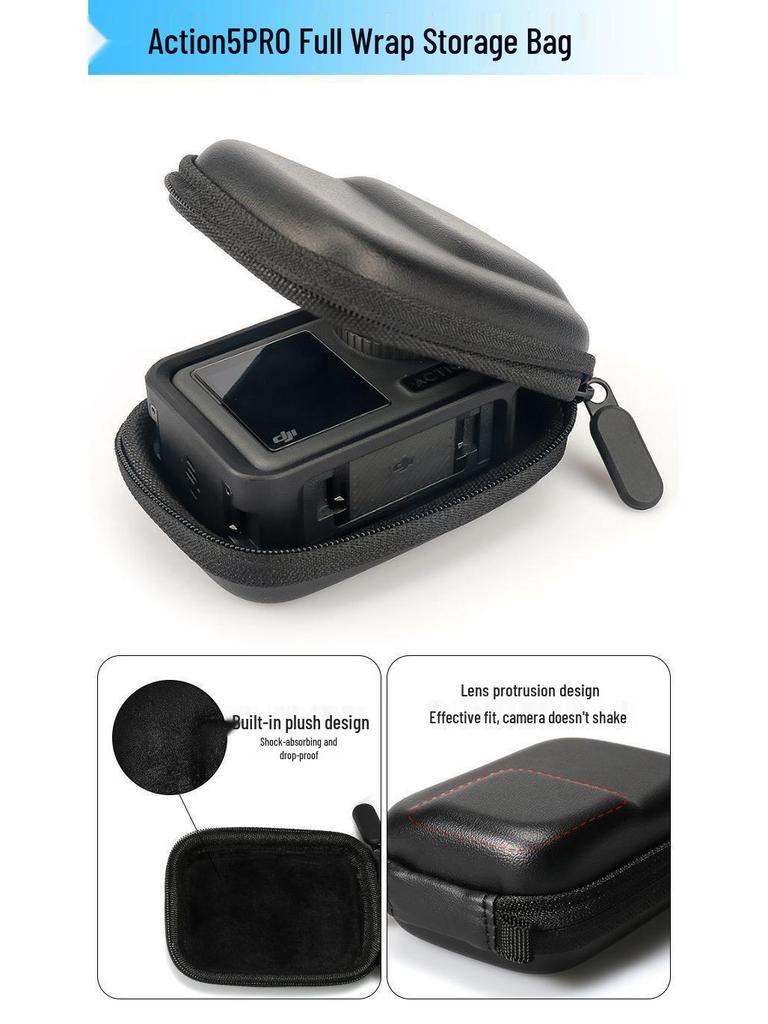DJI Action5Pro/43 Camera Accessories: Chest Strap, Headband, Backpack Clip, Tempered Film, Helmet Strap
