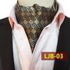 Tie Polyester Jacquard Men'S Trendy Scarf, Men'S Fashion Scarf