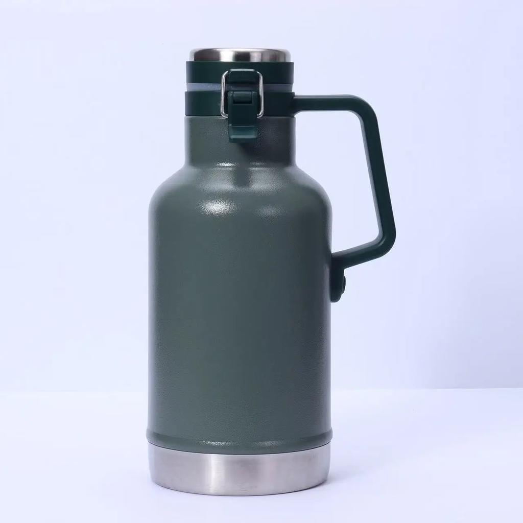 1900ml Stainless Steel Thermos Large Capacity Outdoor Travel Beer Bucket Keep Cold kettle Portable Vacuum Flask Insulated Bottle