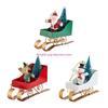 Iron Sleigh Hanging Ornament Christmas Tree Decoration For Mantel Door Entryway