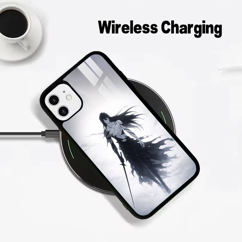 B-Bleach- anime Ichigo Kurosaki Phone Case For IPhone17 16 15 14 13 12 11 Pro Max 16/15/14Plus Wireless Charger Cover Funda