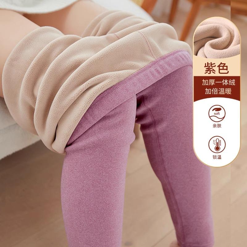 

Зимние бархатные утолщенные термобрюки очень толстые морозостойкие с высокой посадкой высокоэластичные для ношения под одеждой теплые хлопковые брюки с начесом для женщин 3XL