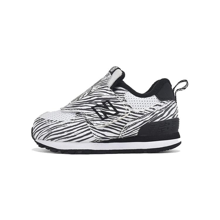 (TD) New Balance 574 Shoes Black White Baby IV574ZOZ EU 23.5