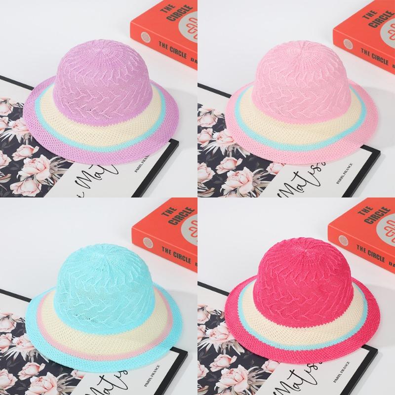 Scenic spot stall supply, summer baby hats, sun protection children's straw hats, children's sun hats, summer cool hats, children's hats