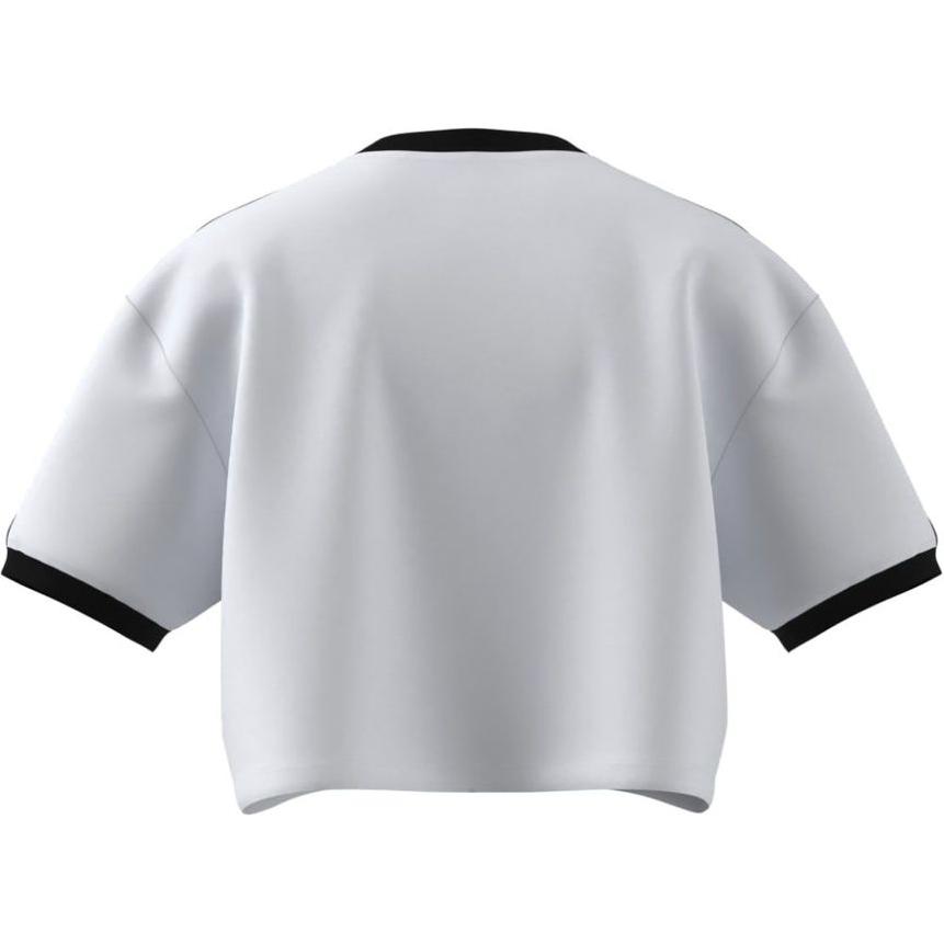 Adidas Originals Loose Fashion Comfortable Soft Short Sleeve T-Shirt Women Tops White JC8150