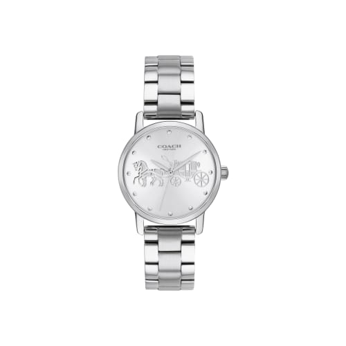 Coach Grand Watch (Officially Imported) 14502975 Women's Silver