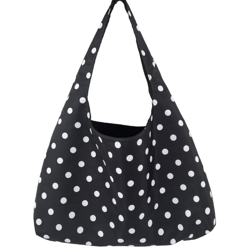 Commuter Bag Women's Large-capacity New Popular Round Polka Dot Underarm Shoulder Bag Portable Tote Bag Women