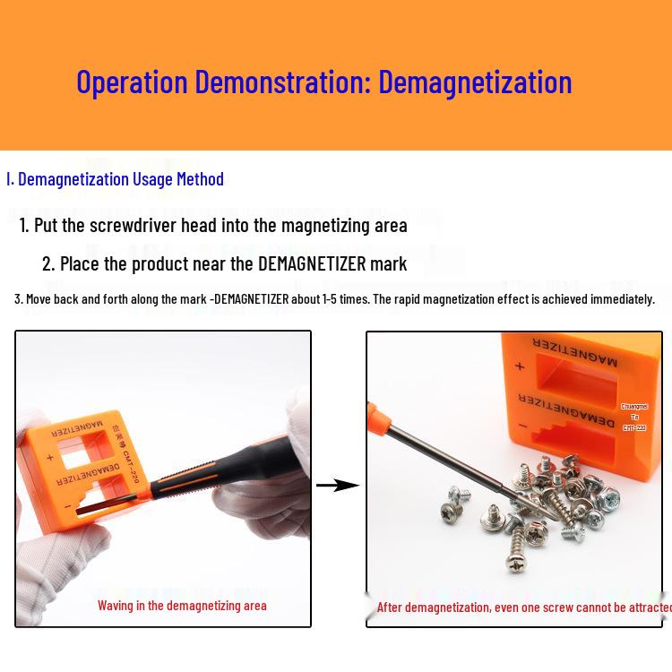 Chuangmei CMT-220 Hochwertiger Schraubendreher-Magnetisierer