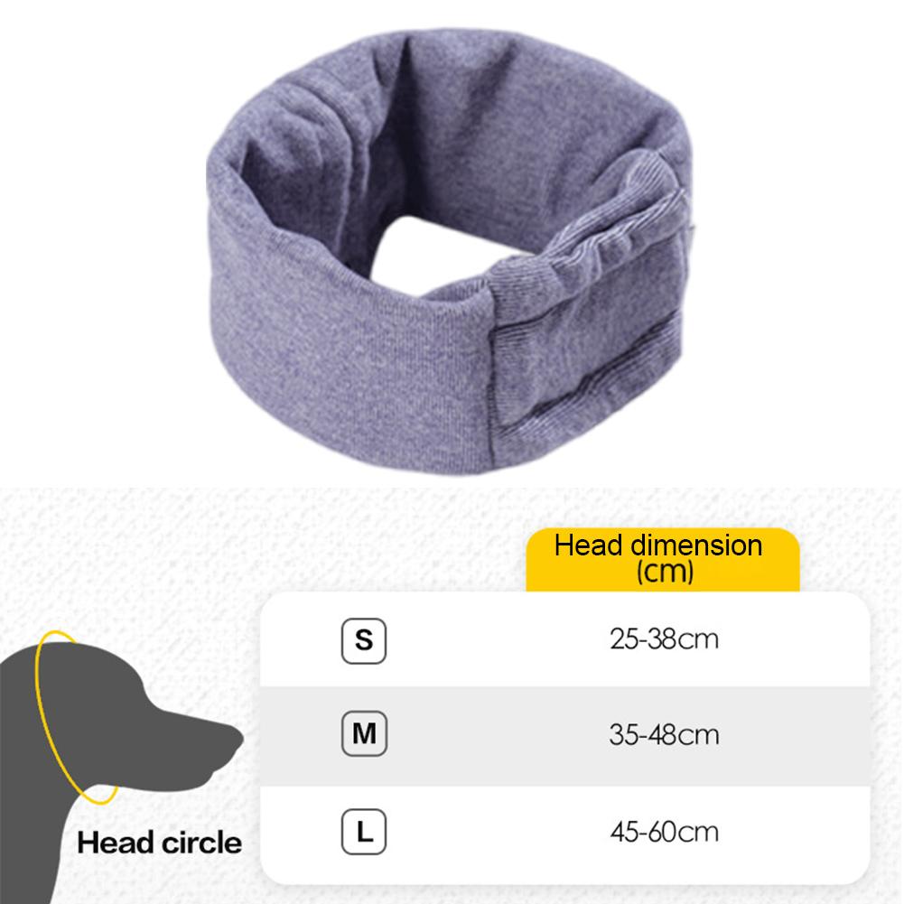 Scaldacollo e Orecchie per Cani Anti-Rumore Lavabile Protezioni per Orecchie da Cane Copri Orecchie per Animali Domestici Fascia Calda per Sollievo dall'Ansia e Rilassamento dei Cani