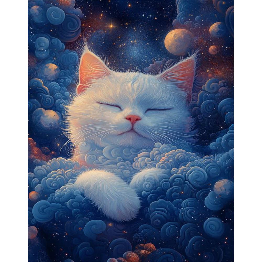 5D Diamond Painting Set Cats Animals Diamond Rhinestones Paintings Diy Crystal Gift Full Square Round Drill Home Decor