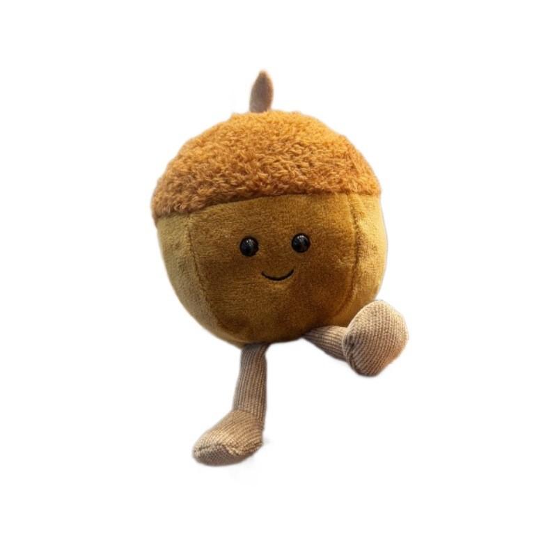 Hazelnuts Jc Acorns Plush Toys Stuffed Doll With Short Pile Decoration Fabric