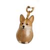 Dog Shape Dog Hair Storage Box Hair Grooming Puppy Pendants Pet Hair Keychain  Jewelry Gift