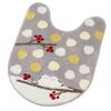 Senko Toilet Long 80 X 60 Character Animal 51626 S.D.S. Shimaenaga-chan Mat, Length, Approx. Cm, Gray, Design,