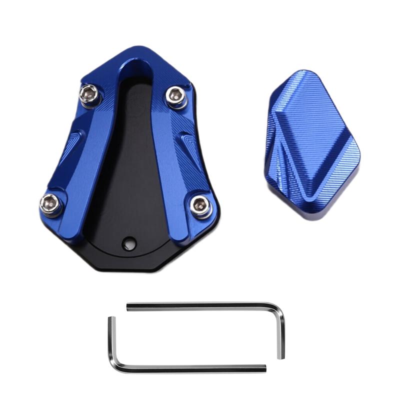 Motorcycle Kick Stand Foot Side Stand Enlarger Plate Kickstand Extension For ZONTES 368G