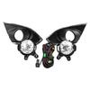 Fog Light Set for 13-15 Chevrolet Spark - Headlight Bumper and Daytime Running Light Assembly